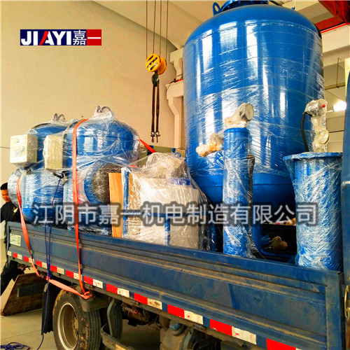 武汉客户预定的多台冷凝器在线清洗装置，定压补水机组，全程综合水处理器发货啦！